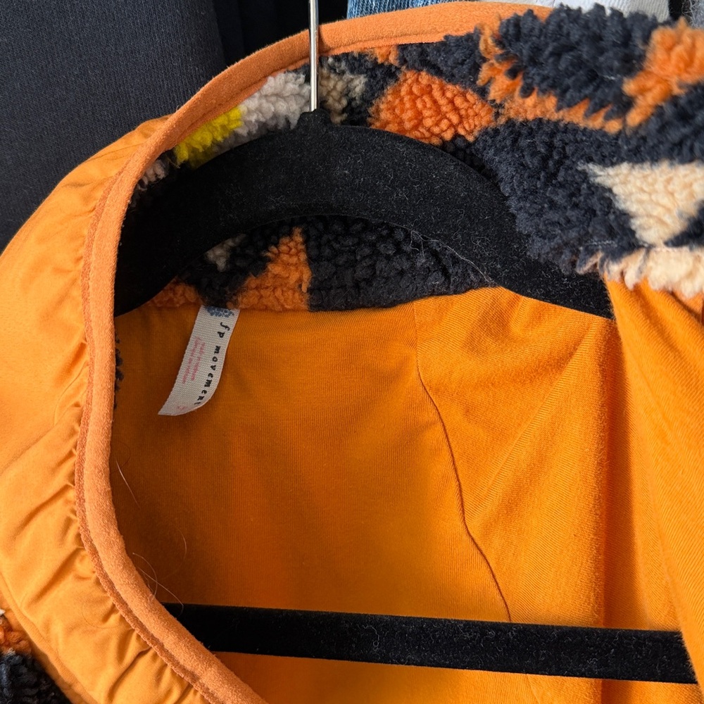 FP Movement by Free People Geometric Jacket - Black, Orange, Yellow - Picture 2 of 5
